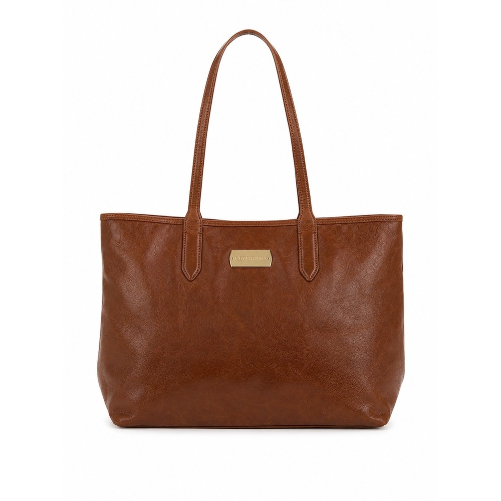 Cole Haan Vintage Y2K Brown Leather Everyday Large Shoulder Bag